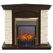 Каминокомплект Real Flame Elford Corner (античный дуб)+Fobos Lux BR S