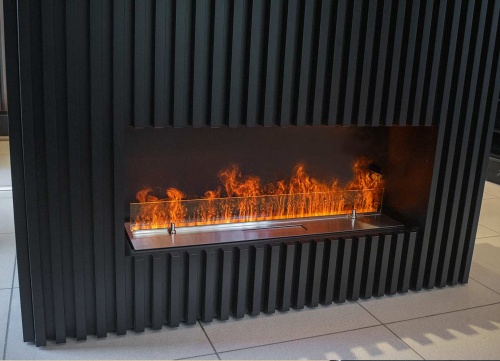 Электроочаг Schönes Feuer 3D FireLine 800 Pro со стальной крышкой в Орле