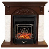 Каминокомплект Royal Flame Bern мелкий сланец (темный дуб)+Majestic FX Black